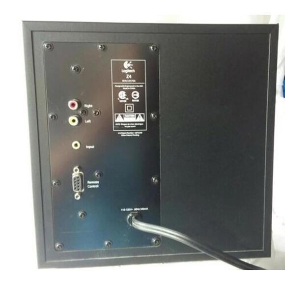 Replacement Sub SubWoofer Logitech Z4 Speaker Bass Part Black Powered - Picture 6 of 8